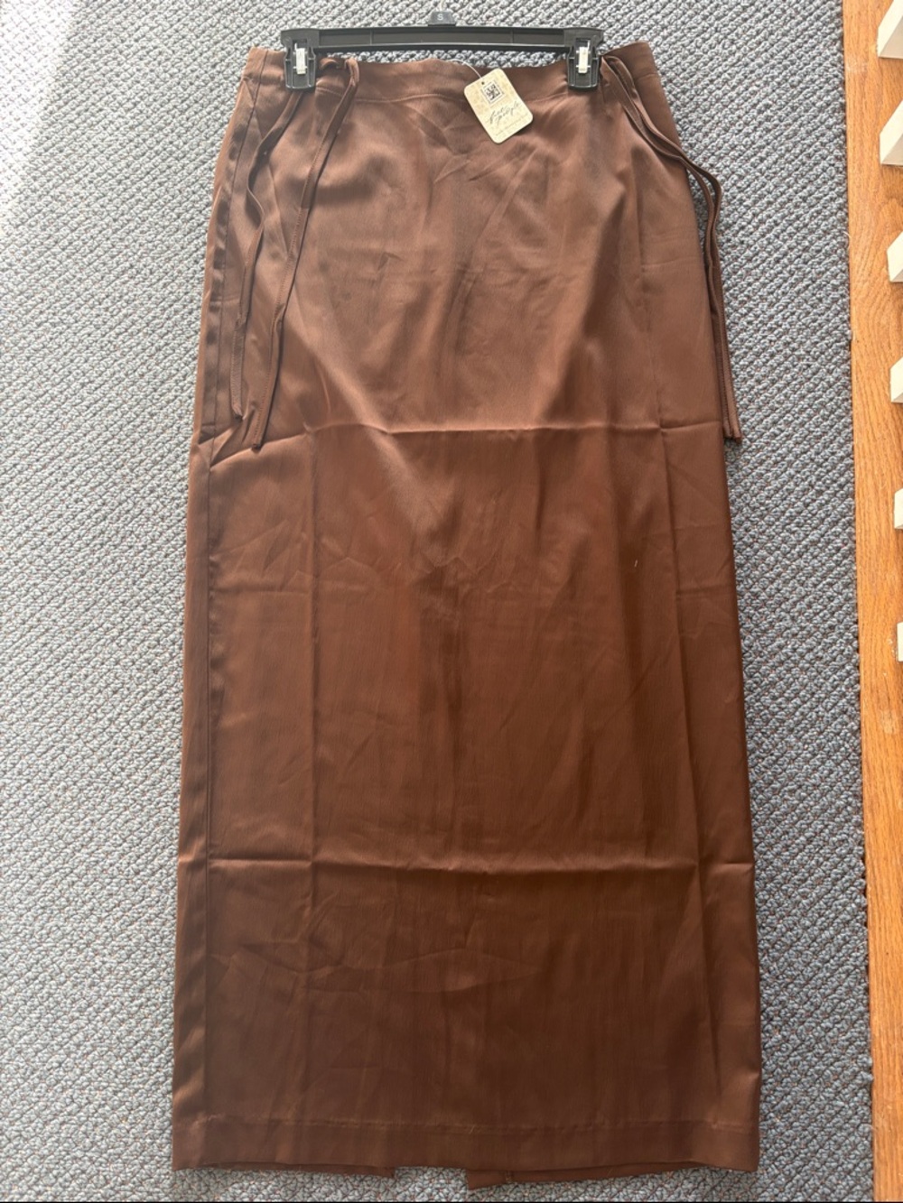 Free People Chocolate Brown Maxi Skirt